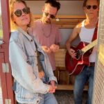 Sosie Bacon Instagram – A little Springsteen to welcome our chickens
