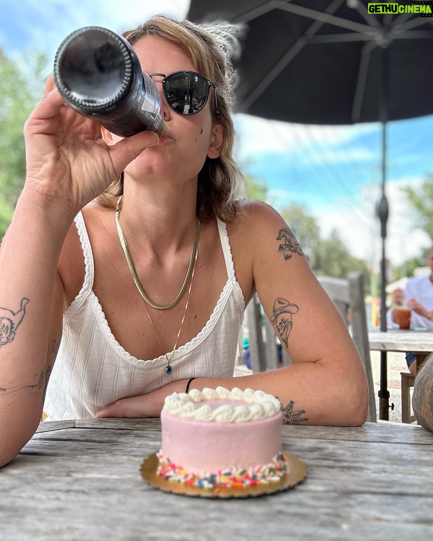 Sosie Bacon Instagram - Wear a helmet. Not just while riding horses but just always while walking around having fun and eating cake.