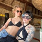 Sosie Bacon Instagram - Darmp. Bloating and tanning.