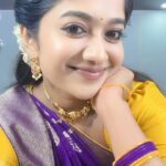 Soundarya Reddy Instagram - 🫶 Nam kannada song est chandha alva ❤️ Saree - @lakshmi_boutique29 ❤️ #soundarya #trending #shakthi #rama #S🫶🏻U