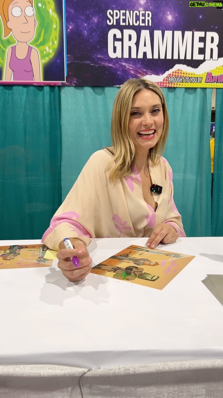 Spencer Grammer - 2.3K Likes - @spencergrammer #JSAwitness ✅
See Spencer at @galaxyconrichmond all weekend!
#jsaauthenticated #galaxyconrichmond #galaxycon #rickandmorty