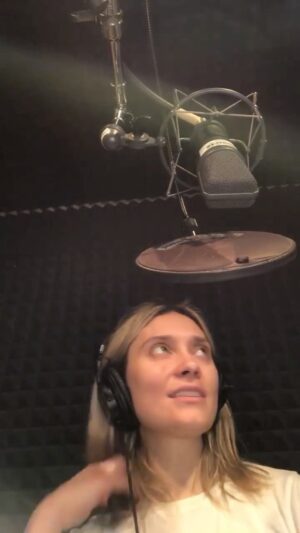 Spencer Grammer Instagram - Maybe you can remember which episode this line is from… but this is typically how it goes when I record. And from what I’ve gathered it’s usually within the first 3 takes that the line is chosen. I’ll just keep going on and on until someone tells me to stop and they’ve got it.  #rickandmorty #summersmith #spencergrammer #voiceover