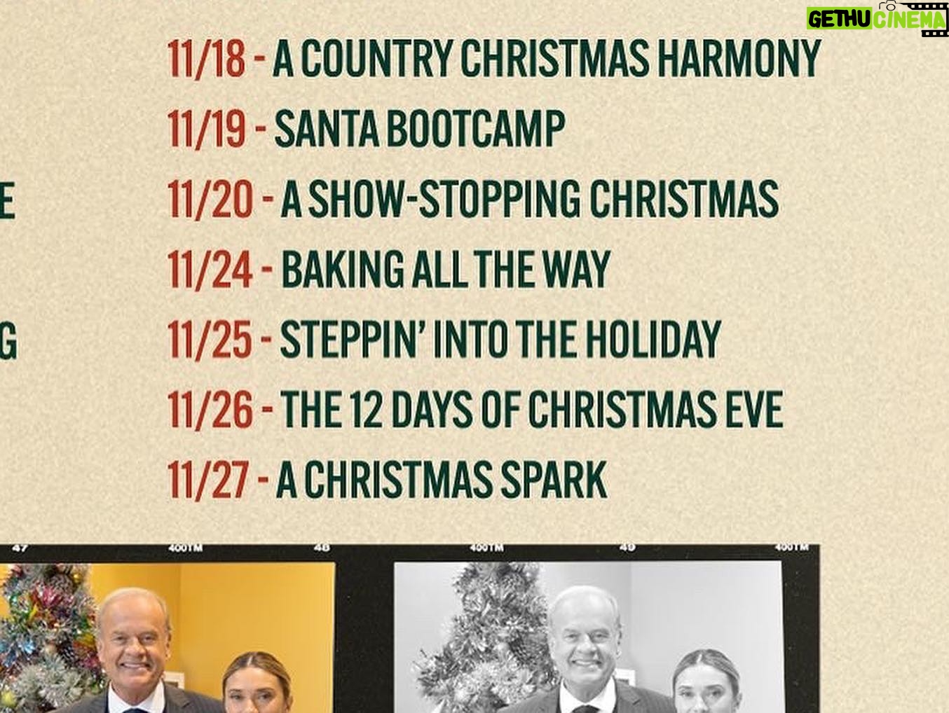 Spencer Grammer - 3.7K Likes - Christmas time is here! Catch my Dad and I in the new @lifetimetv holiday movie! Saturday November 26th! The 12 days of Christmas Eve!
@itsawonderfullifetime @lifetimetvpr @uschi_nyc #kelseygrammer #spencergrammer #12daysofchristmaseve
#itsawonderfullifetime