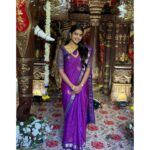 Sri Gouri Priya Instagram - అమ్మ చీర💜🌸