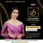 Sri Gouri Priya Instagram - Welcoming upcoming promising Star⭐@srigouripriya as a panel speaker at South India Film Festival. Her exceptional talent in content curation made her own mark. Join us in celebrating Cinema 📽️ #SIFF2024 #SaveTheDate #SouthIndiaFilmFestival India Film Festival! 🌠🎉 #SIFF2024 #TeluguCinema #SaveTheDate @ahavideoin @sprite_india @peoplemediafactory @harish2you @v.n.aditya @sairazesh @kohler_india