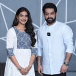 Sri Gouri Priya Instagram - The Man of Masses, Our dearest @jrntr garu watched and appreciated our #MAD trailer. He praised the gang for their mad energy and vibe. Thanks to you sir, for such encouraging words. ❤️ Watch #MADon6thOctober in theatres, worldwide. 😎 #MADTrailer - [Link in the story] @kalyanshankar9 @nagavamsi19 @harika_1931 #SaiSoujanya @narnenithiin @sangeeth_shobhan @ramnitin_ @gouripriyareddyy @ananthika_sanilkumar @gopikaaudayan @bheemsceciroleo @navinnooli @shamdat @dineshkrishnandp @fortune4cinemas @adityamusicindia