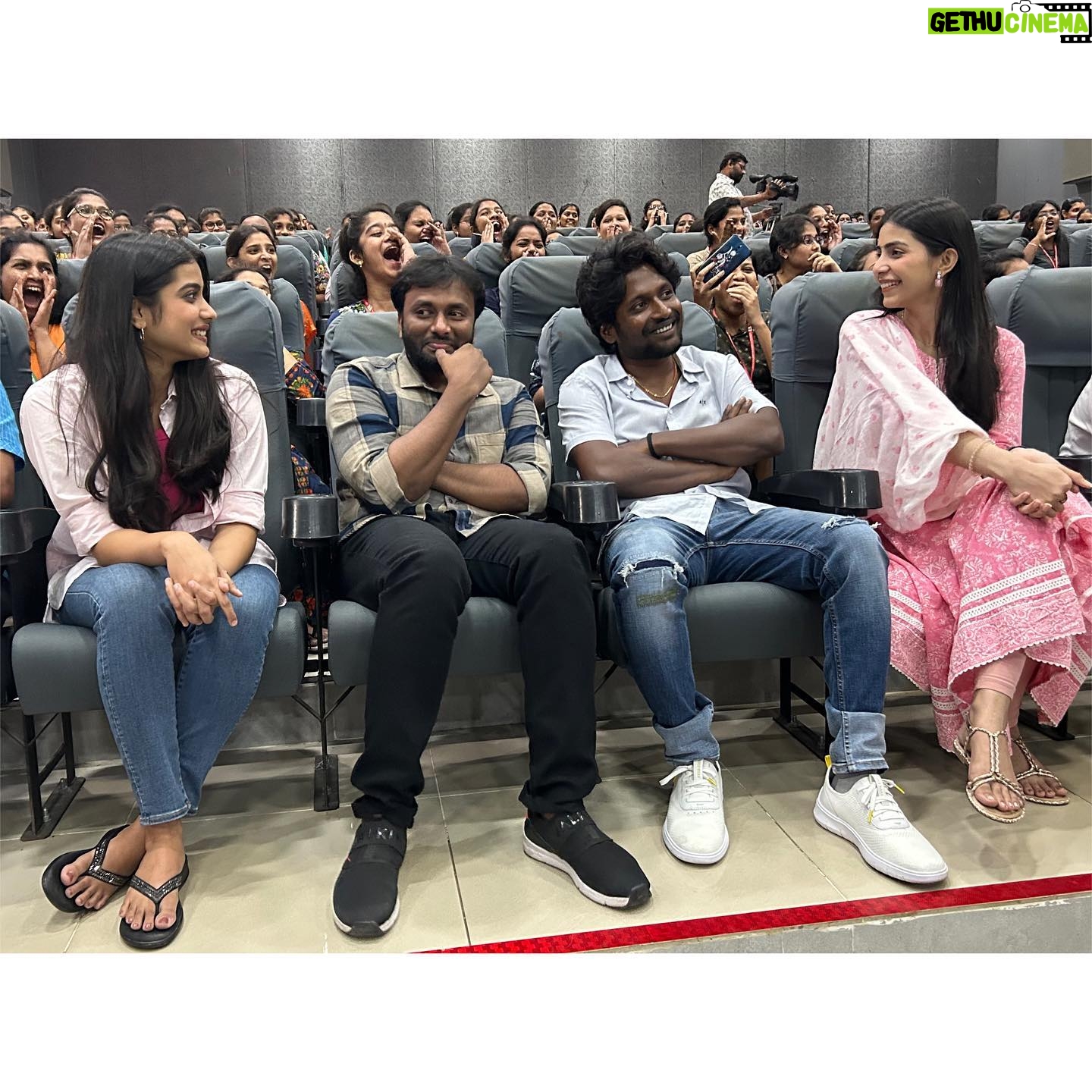 Sri Gouri Priya Instagram - Promotions photo dump😁❤️ Swipe left. #writerpadmabhushan