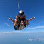 Sri Gouri Priya Instagram - Hello from the other side - part1!👋🏼☁️💙 Skydiving, check!✔️😁