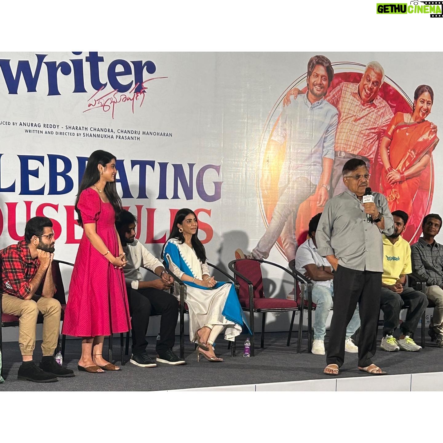 Sri Gouri Priya Instagram - Promotions photo dump😁❤️ Swipe left. #writerpadmabhushan
