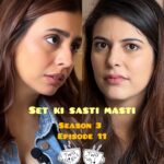 Srishti Ganguli Rindani Instagram - Overacting ka 50 rs only/- Dekh lo full episode on set pe actually hota kya hai. #TGTC #twogirlstwocups #reelcast #sabbakwas