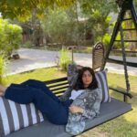 Srishti Ganguli Rindani Instagram - I’m the kind of lazy traveller that would like to sleep on vacation. And if there is something to explore, I’d like the exploration to walk to me. Which is why I would recommend @aahanaresort to all kinds of travellers. Right in the middle of the forest, you don’t need synthetic white noise to put you to sleep. Just the birds chirping and the siren calls of the animals every few hours when they spot a tiger. If you’re lucky, you may also hear the tiger roar and then his footsteps walking towards his prey. Another thing I’m extremely particular about is the food. And @aahanaresort made sure I eat more than I can stomach. Their local kumaoni thali is something people come for, from all over the world. They had me at locally grown produce and soft Ragi roti’s. Come, get a safari, spot a tiger, watch the birds, eat the best meal of your life and jump into the pool to cool down. @aahanaresort #hosted