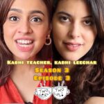 Srishti Ganguli Rindani Instagram - To all teachers, please refund our therapy money. Season 3 episode 3 Link in bio! #twogirlstwocups #reelcast #podcast #onlybakwas