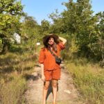 Srishti Ganguli Rindani Instagram - Just when I thought nothing could excite me enough anymore, I found the jungle. Waking up at 4am to see a tiger isn’t something I’d imagined myself doing. But if you ask me now, I could do it every single day for the rest of my life. Thank you @redearth.in, Tadoba, for hosting my family and me at your spectacular resort. While the sprawling lush property left me looking, Red Earth for me was its people. - The super bright and talented - @jeswin_kingsly. Don’t miss his brilliant short documentary on the elephant-human conflict called ‘Kaliru’ on YouTube. The extraordinary naturalist - @mayravinod, our walking talking encyclopedia on every plant, bird, insect. reptile, mammal and amphibian that exists. @saraya_963, @pallavi_wildlifemoments and @jezreenajez who were always around, smiling and ready to help with anything we needed. The cutest Chef - @skyasin42 who didn’t let us go without trying his special Gondi Thali. I also may haven stolen some thecha from his kitchen. Spl mention to Chef Kishore Ji and the hardworking cooking crew. The way they ran back and forth to get us whatever we needed was just overwhelming. And then there was the village walk at Pimpalkutt, where I had the privilege of meeting its wonderful people. The kids chanted in unison as we left - “Jai Seva” and that perfectly summarized Red Earth Tadoba’s ethos. It’s all about service. Whether it’s towards their guests or the people of Pimpalkut, who they support in every possible way, offering employment and assistance whenever needed. Makes you think… thodi bahut achaai toh bachi hai duniya mein. Jai Seva.