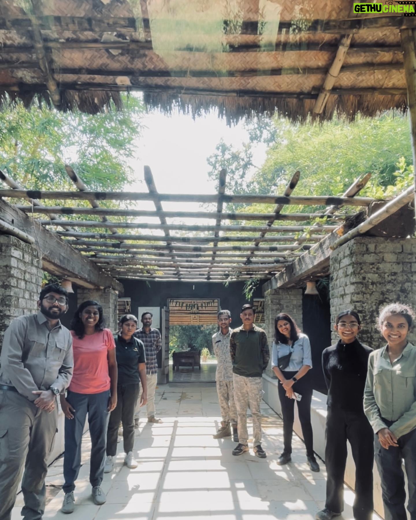 Srishti Ganguli Rindani Instagram - Just when I thought nothing could excite me enough anymore, I found the jungle. Waking up at 4am to see a tiger isn’t something I’d imagined myself doing. But if you ask me now, I could do it every single day for the rest of my life. Thank you @redearth.in, Tadoba, for hosting my family and me at your spectacular resort. While the sprawling lush property left me looking, Red Earth for me was its people. - The super bright and talented - @jeswin_kingsly. Don’t miss his brilliant short documentary on the elephant-human conflict called ‘Kaliru’ on YouTube. The extraordinary naturalist - @mayravinod, our walking talking encyclopedia on every plant, bird, insect. reptile, mammal and amphibian that exists. @saraya_963, @pallavi_wildlifemoments and @jezreenajez who were always around, smiling and ready to help with anything we needed. The cutest Chef - @skyasin42 who didn’t let us go without trying his special Gondi Thali. I also may haven stolen some thecha from his kitchen. Spl mention to Chef Kishore Ji and the hardworking cooking crew. The way they ran back and forth to get us whatever we needed was just overwhelming. And then there was the village walk at Pimpalkutt, where I had the privilege of meeting its wonderful people. The kids chanted in unison as we left - “Jai Seva” and that perfectly summarized Red Earth Tadoba’s ethos. It’s all about service. Whether it’s towards their guests or the people of Pimpalkut, who they support in every possible way, offering employment and assistance whenever needed. Makes you think… thodi bahut achaai toh bachi hai duniya mein. Jai Seva.
