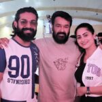 Sruthi Lakshmi Instagram - ലാലേട്ടാ 💜💜💜💜💜 എന്നും എപ്പോളും 💜💜 @mohanlal #mohanlal #superstar #malayalacinema #vanitaawards #ammaassociation