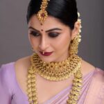 Sruthi Lakshmi Instagram - "MILA GOLD & DIAMONDS" A Legacy of Trust and Quality 💜💜💜 Photography & post production @plan.b.actions @jibinartist Camera team @dayonphotos @abishek_ps @maneeshbaby Video @heera.fashion Lights @crew6rentals Studio @threedotsfilmstudio Styling by @sabarinathk_ Dolledup by @sreegeshvasan_makeupartist