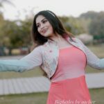 Sruthi Lakshmi Instagram - “Dancers dont need wings to fly” actress @lakshmi.sruthi in our custom made multicolor gown with heavy jacket that brings a very subtle ,classy and elegant look…For orders call/dm us or directly whatsapp on 91 9895020914 Muse: @lakshmi.sruthi Pc: @storiesby_nithinsundher @nithinsundher_photography Makeup: @dz_makeover Accessories: @goodwillcollectionskerala #sruthilakshmi #dance #gown #trendingnow
