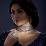 Sruthi Lakshmi Instagram - Introducing "MILA Gold & Diamonds " @milagoldanddiamonds 💙💙 Photography & post production @plan.b.actions @jibinartist 💙 Camera team @dayonphotos @abishek_ps @maneeshbaby 💙 Video @heera.fashion 💙 Lights @crew6rentals 💙 Studio @threedotsfilmstudio💙 Makeup & hair @sreegeshvasan_makeupartist 💙 Costumes & Styling by @sabarinathk_ 💙