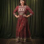 Sruthi Lakshmi Instagram - Here is the gorgeous actress @lakshmi.sruthi in a mesmerizing blend of creativity and style from Byhand that leaves hearts enchanted. The outfit showcases the perfect blend of tradition and contemporary fashion. Muse - @lakshmi.sruthi Photography- @gladmantisphotography MUA - @divyas_makeover_ Ajrakh printed Red Panel Anarkali with Off-White hand embroidered Yoke. Free shipping in India for orders above 1999/- DM us for more details or WhatsApp to 91 6282187583 Visit https://byhand.in/ Worldwide shipping available DM for prices and enquires.
