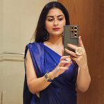 Sruthi Lakshmi Instagram - Elegance is the only beauty that never fades.  💙💜💙💜💙💜💙💜💜💙 #sareelove #actresslife #inaguration #dxb #dubai