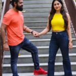 Sruthi Lakshmi Instagram - 💛💛💛❤️❤️❤️🧡🧡🧡❤️❤️❤️❤️💙💙💙💙 @amaanaplantationresort #new #trending #resort #actress #actresslife #couplegoals #love