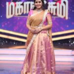 Sruthi Shanmuga Priya Instagram - Current status : Grateful, growing and glowing ✨ Costume courtesy : @vika.label Accessories : @gold_copy1486 Pc : @s.a_arun_