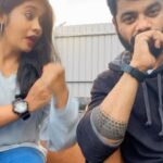 Sruthi Shanmuga Priya Instagram - One from his drafts 😄😄😄❤️ @arvind__shekar #throwbackto #loverboy #hubby