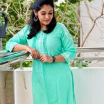 Sruthi Shanmuga Priya Instagram - Reach within yourself, at the height of the storm, for that eye of calm 🌸 Kurtis from @maybell_india #indianwear #kurti #maybellindia #maybell #attire #traditional