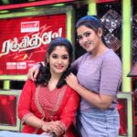Sruthi Shanmuga Priya Instagram - RANJITHAMAE! Lakshmi team today at 1.00 pm in Sun tv ! Lot of fun and happiness with the team 💕 MUA : @kalaiartistry