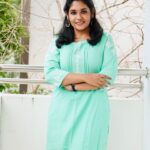 Sruthi Shanmuga Priya Instagram - Reach within yourself, at the height of the storm, for that eye of calm 🌸 Kurtis from @maybell_india #indianwear #kurti #maybellindia #maybell #attire #traditional