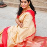 Sruthi Shanmuga Priya Instagram - Simplicity carried to an extreme, becomes elegance ! 💫✨ Saree : @_niyali_online VC : @roshan_gx