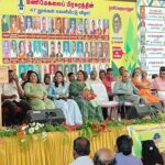 Sruthi Shanmuga Priya Instagram - It was such a honour and privilege to be sharing stage as a guest with the most knowledgeable and legendary people in the dais along with my beautiful Nathaswaram sisters @benzepreinkline @actress_sangavi @revathi.thamu attending the 47th Chennai book fair at YMCA ground. Very happy and glad to be a part in the release of 47 books of most talented and senior writers being published by Manimegalai Publications. Heartfelt thanks to @lena__tamilvanan sir and @ravi.tamilvanan.37 for the invite. It was a privilege to be at the stage Had an amazing time with my Nathaswaram sisters and it was just like a get together after such a long time. It was a very beautiful day ❤️