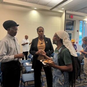 Stacey Plaskett Instagram - Last weekend, my team and I had the opportunity to host a group of local and national stakeholders in the agricultural space for a roundtable discussion on St. Thomas, as well as participate in numerous farm tours. 

A very special thank you to: 
- Our Virgin Islands farmers, including Tyrone Reid of Smart Life Farms and Shelli Brin of Que Sera Farm who came and shared their input and those who hosted us for our farm tours on Saturday 
- UVI’s administrative staff
- Hideaway at Hull Bay – dinner was incredible! Thank you! 

At the roundtable, we had an engaging discussion around the unique and common challenges faced by farmers and producers here in the territory.

I would like to thank our roundtable guests, including UVI President Dr. David Hall, USVI Agriculture Commissioner Dr. Louis Petersen, USDA-RD Caribbean Area Director Luis Arroyo as well as Sommer Sibilly-Brown – Founder/Executive Director of VI Good Food Coalition, Richard Campbell - Founder of GeoAg, Harith Wickrema and Dawn Henry - Island Green Living, Aminah Saleem – Chief of Staff, UVI-RT Park, Dr. Usman Adamu – Dean of UVI’s School of Agriculture, Frank Dixon – State Director of the Virgin Islands APEX Accelerator, Lakeisha Hood – USDA State Director (FL & VI), Che Axum – Director of the Center for Urban Agriculture and Gardening Education, Brennan Washington of Sustainable Agriculture Research and Education (SARE), Gabriella Soto-Velez of the National Center for Appropriate Technology, Madison Charles of the USDA Farm Service Agency and many others.