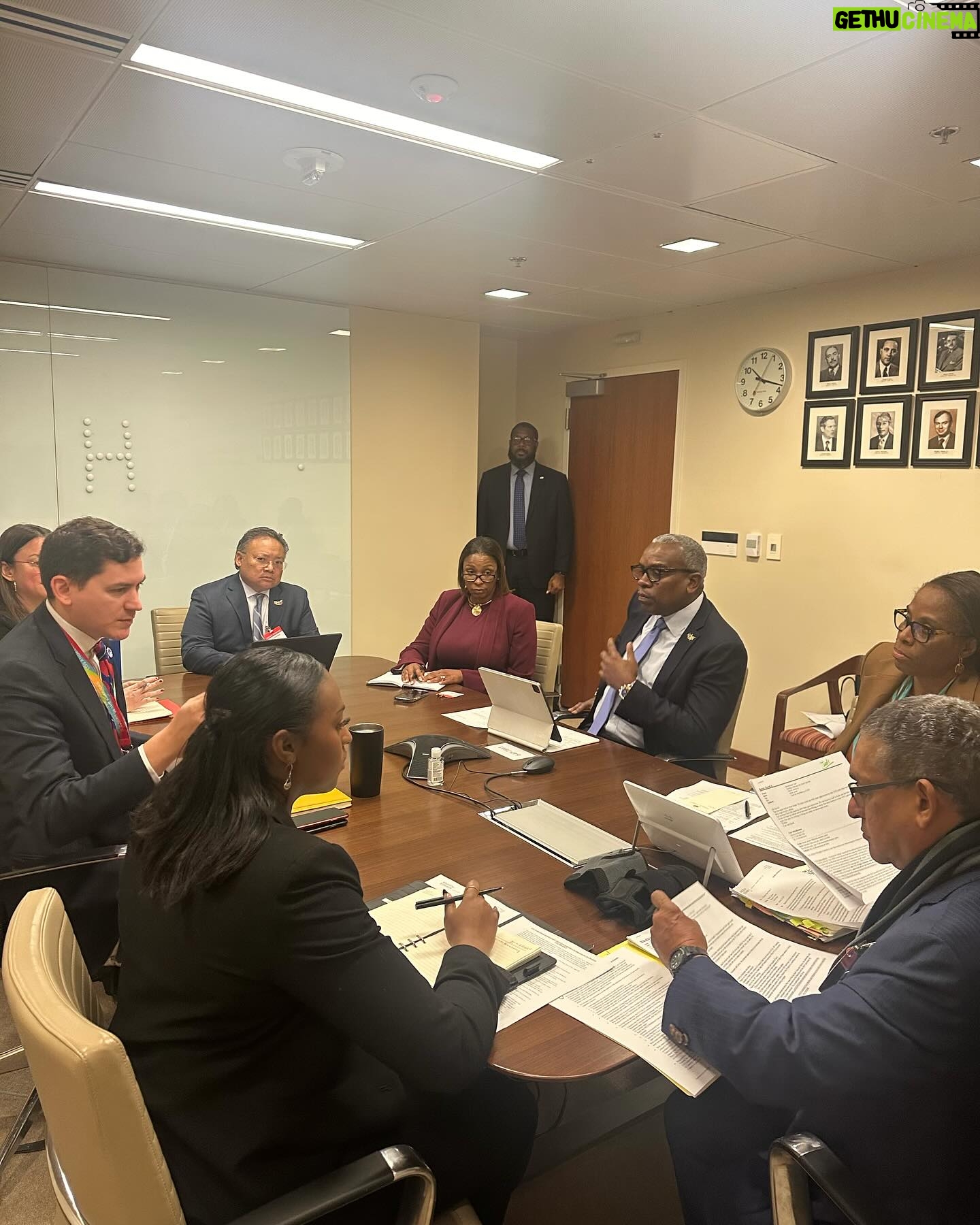 Stacey Plaskett - 178 Likes - Today’s meeting at the U.S. State Department with Governor Bryan, his team and Daniel Ricchetti, Deputy Special Representative for City and State Diplomacy.