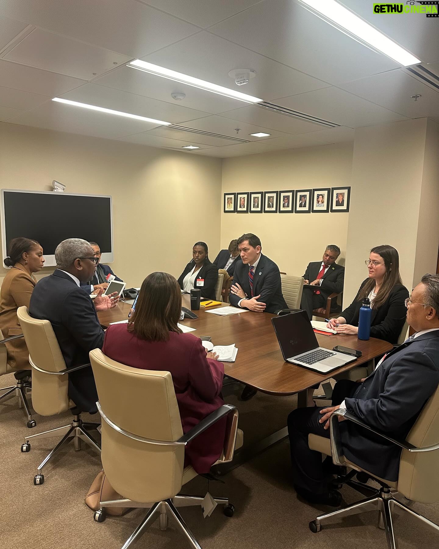 Stacey Plaskett - 178 Likes - Today’s meeting at the U.S. State Department with Governor Bryan, his team and Daniel Ricchetti, Deputy Special Representative for City and State Diplomacy.