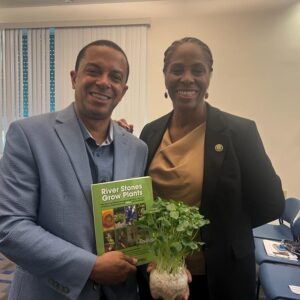 Stacey Plaskett Instagram - Last weekend, my team and I had the opportunity to host a group of local and national stakeholders in the agricultural space for a roundtable discussion on St. Thomas, as well as participate in numerous farm tours. 

A very special thank you to: 
- Our Virgin Islands farmers, including Tyrone Reid of Smart Life Farms and Shelli Brin of Que Sera Farm who came and shared their input and those who hosted us for our farm tours on Saturday 
- UVI’s administrative staff
- Hideaway at Hull Bay – dinner was incredible! Thank you! 

At the roundtable, we had an engaging discussion around the unique and common challenges faced by farmers and producers here in the territory.

I would like to thank our roundtable guests, including UVI President Dr. David Hall, USVI Agriculture Commissioner Dr. Louis Petersen, USDA-RD Caribbean Area Director Luis Arroyo as well as Sommer Sibilly-Brown – Founder/Executive Director of VI Good Food Coalition, Richard Campbell - Founder of GeoAg, Harith Wickrema and Dawn Henry - Island Green Living, Aminah Saleem – Chief of Staff, UVI-RT Park, Dr. Usman Adamu – Dean of UVI’s School of Agriculture, Frank Dixon – State Director of the Virgin Islands APEX Accelerator, Lakeisha Hood – USDA State Director (FL & VI), Che Axum – Director of the Center for Urban Agriculture and Gardening Education, Brennan Washington of Sustainable Agriculture Research and Education (SARE), Gabriella Soto-Velez of the National Center for Appropriate Technology, Madison Charles of the USDA Farm Service Agency and many others.