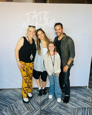Stacey Tookey Instagram - What a full circle moment seeing the beautiful @tatemcrae in concert last night. I’ve watched you grow up from a talented 8 year old dancer to the superstar you are, and still with all of your success you are still humble, sweet and generous. You were so incredible with Harper … making her feel so special …as she stared at you with her eyes wide open. This was Harper’s first concert experience and as I watched her watching you last night my heart melted knowing there is not a better young lady to idolize. PROUD  doesn’t even explain it… I’m in awe of you 🩷 @krisgorski327 @a.marchisello