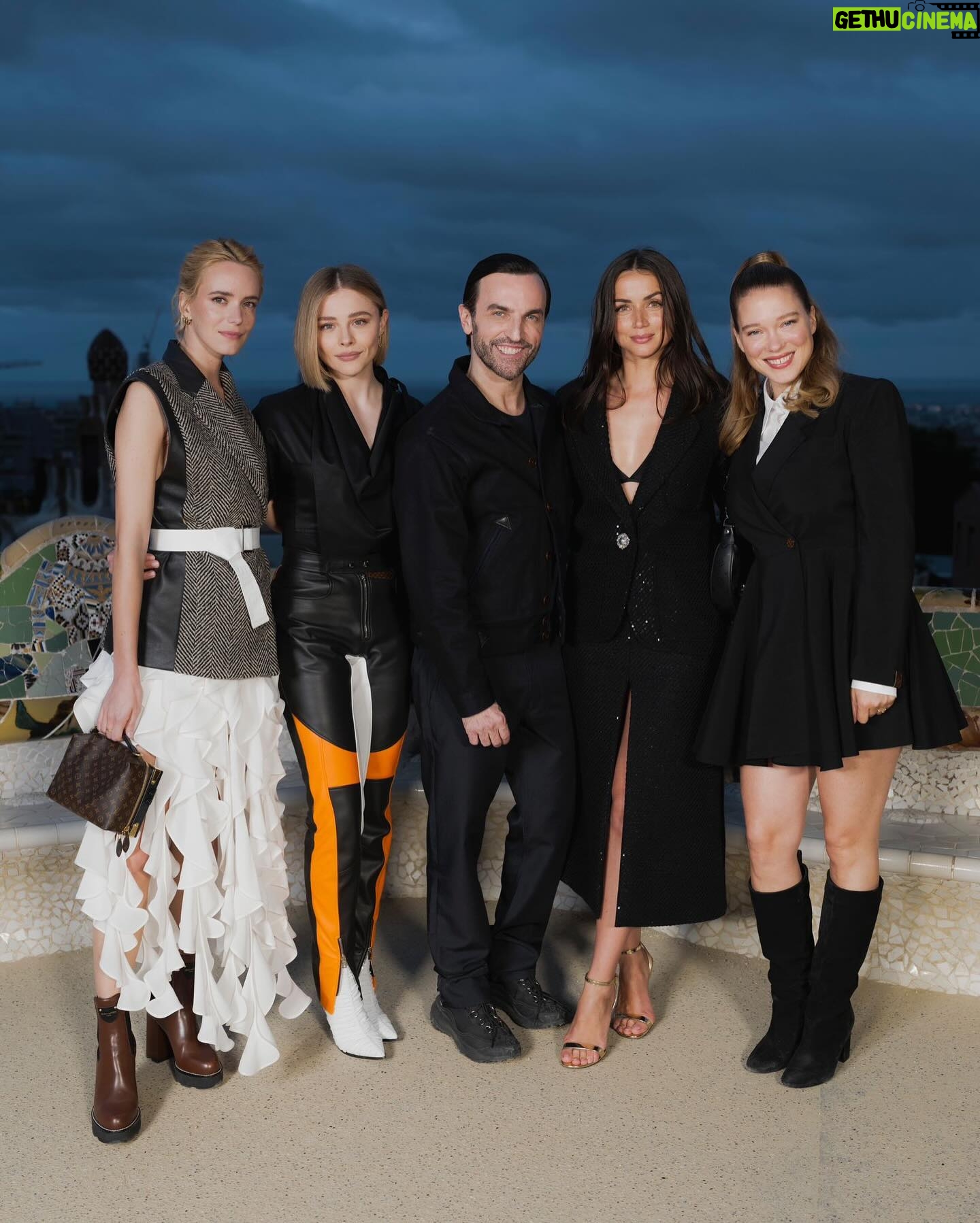 Stacy Martin - 4.1K Likes - Always a joy celebrating the genius of @nicolasghesquiere @louisvuitton with the most wonderful souls ❤️🔥
