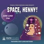 Stacy Layne Matthews Instagram - The Triangle Pride Symphonic Band presents a concert of galactic proportions: “Space, Henny!”, starring @stacylmatthews from RuPaul’s Drag Race. Listen to the wonders and phenomena of outer space featuring the music of John Williams, Richard Strauss, Aaron Copland, and more! #SpaceHenny Tickets in our bio 🔗 and @mmcraleighnc . . Conductors: @maestro.alberti & @baileyrose93 . Event on June 22nd at 7PM Address: AJ Fletcher Opera Theater (Tickets will be scanned at the door)