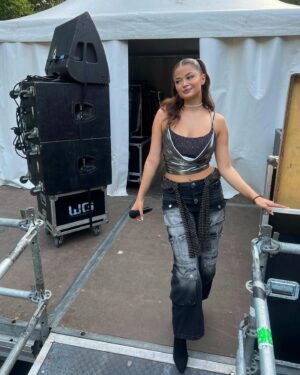 Stefania Liberakakis Instagram - Genoten hoor😍💕
Dankjewel @strandwalfestival 💕