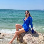 Stefania Liberakakis Instagram – The Greek waters heal everything🫧💙