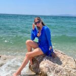 Stefania Liberakakis Instagram – The Greek waters heal everything🫧💙