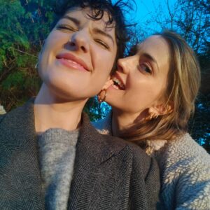 Stefanie Martini Instagram - Happy Birthday El!
This is a carousel metaphor for the development of our relationship. 
There's a million great things to say about you but I'll whisper them in your 👂instead.
The best things have happened and the best things are coming 🩵
You're the best.