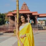Stefy Patel Instagram - Started the day with blessings and lot of positivity ♥️🙏🏻 #cheppalaniUndi Promotions Wearing @thehlabel