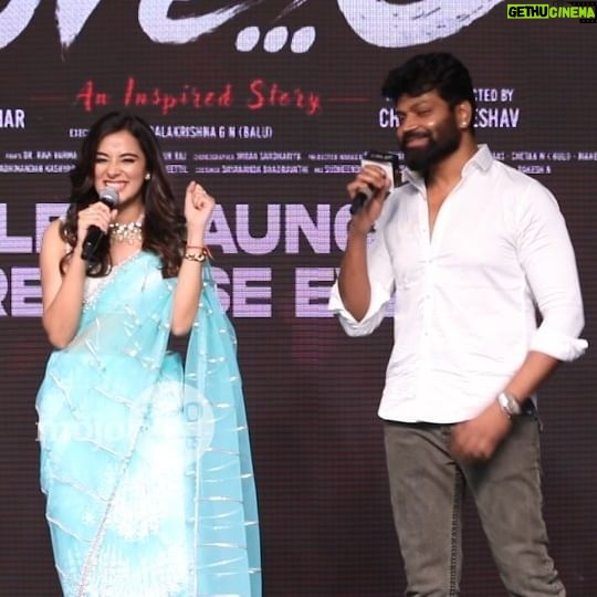 Stefy Patel Instagram - #Loveli #trailerlaunch #vasishtansimha #stefypatel #samiksha #vanshika #rishabhshetty #chethankeshav #naveenshankar #haripriya #vinodprabhakar #prfluence #kannadamojo360 #maadhyama_aneka #shorts #shortsvideo #shortclips #shortsyoutube #ytshorts #ytreels #sandalwood #kannadafilmindustry #cinemanews #movietalkies #kannadacinema #cinemaupdates #movienews #cinemaworld #kfi