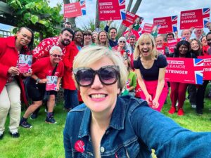 Stella Creasy Instagram - The @labourmovementforeurope hit Wimbledon today for the brilliant @eleanorwimbledon along with help from @brussels.labour - if you live in Wimbledon Ellie is your best choice for a local and hardworking pro European voice in parliament!
