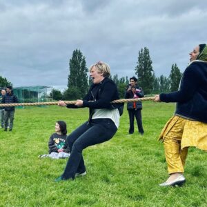 Stella Creasy Instagram - A pleasure to join @avengerscc17 today for their fun day and be on the winning team for tug o war as well as introduce the kids to sumo! If you want to join them for cricket do give them a follow ( and yes I have rope burns on my hands from the effort!) #loveWalthamstow