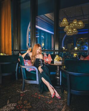 Stella Lee Instagram - Cinderella is proof that a new pair of shoes can change your life. Shoes transform your body language and attitude. They lift you physically and emotionally 👠 I always feel beautiful whenever I wear my high heels and this beautiful red stiletto from @chloeliem_id really made the whole look ✨