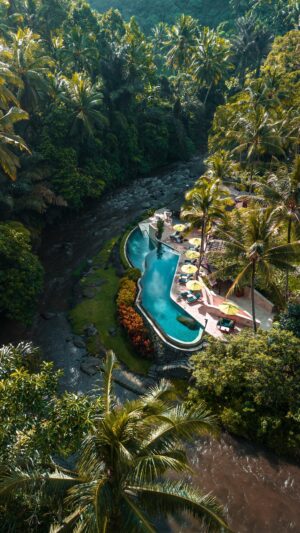 Stella Lee Instagram - I had an amazing time at @fsbali Sayan Ubud with @stellalee92 & @ellchintya The early morning vibes at the river pool were magical!

FPV @felix_lewy 

#fourseasons #fourseasonsayan #fpv #fpvresort
