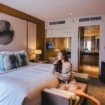 Stella Lee Instagram - Discover Surabaya in absolute luxury ✨ Just checked into the stunning Glacier Suite at @vasahotel, where every window frames the dynamic skyline of Indonesia’s second-largest city. Book yourself a culinary journey at @naganojapaneserestaurant, where each dish is not only a feast for the taste buds but a work of art. Morning brings its own delights with a breakfast spread that’s all about indulgence and wide choices 💖
